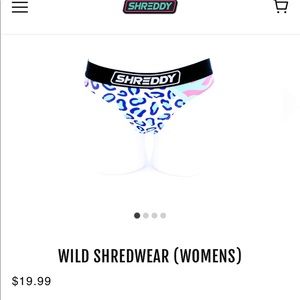 Shreddy underwear Size M never worn